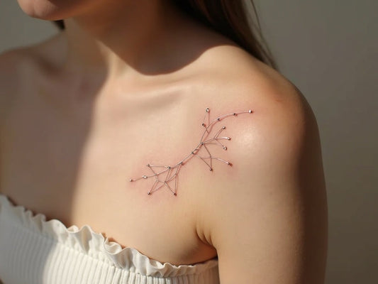 Les motifs minimalistes dans l'univers du tatouage