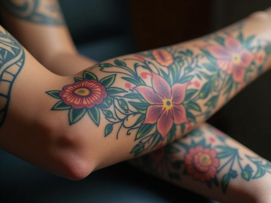 Comment est-ce qu'un produit cosmétique français soulage une peau tatouée sensible