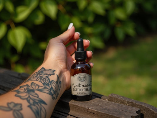 Fabriquées à Grasse, nos crèmes pour tatouages