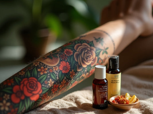 Adoptez notre soin vegan pour peau tatouée