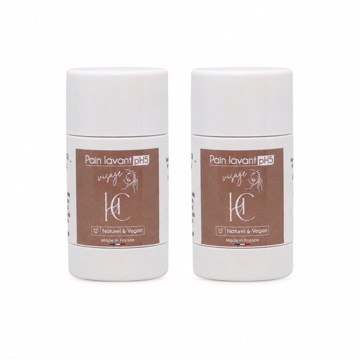 Pain Lavant Visage pH 5 – Nettoyant doux sans savon