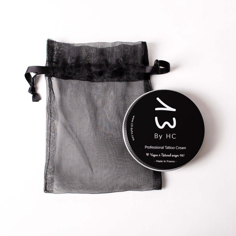 Soin naturel & vegan tatouage 13 By HC format nomade 10 ml-Pot Aluminium 100 % recyclable
