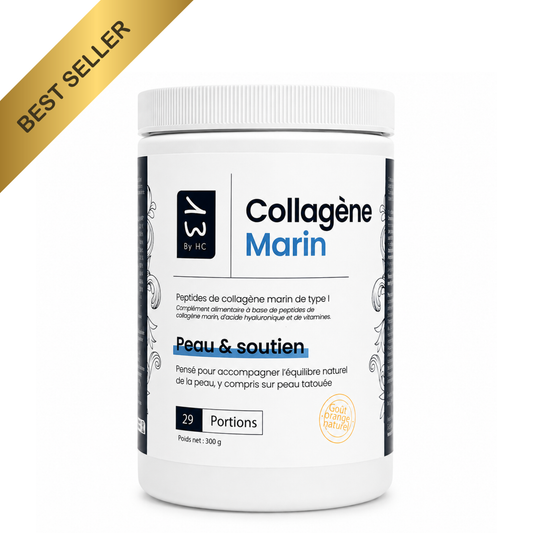 Collagène marin en poudre – Routine peau tatouée 29 jours | 13 By HC